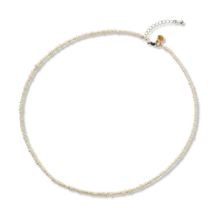 Pearl empower gem necklace